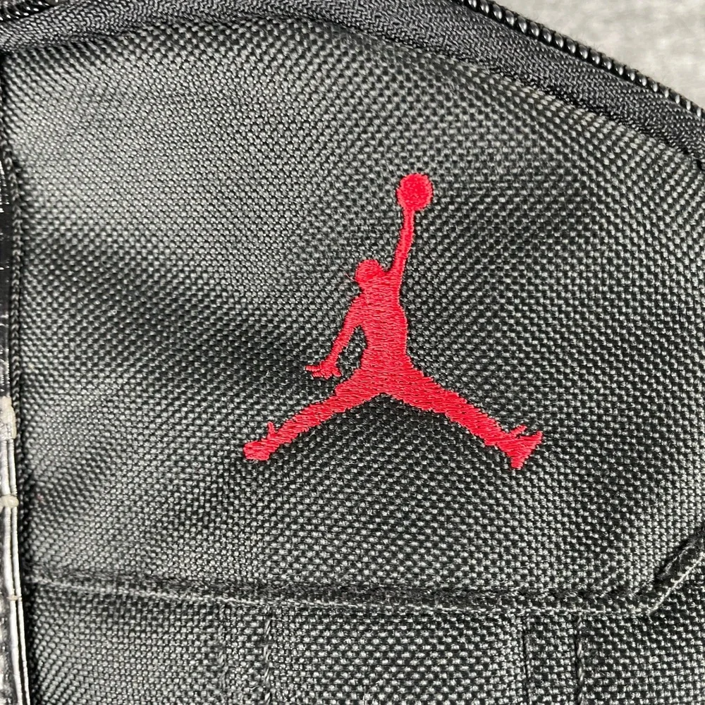 Jordan Backpack Mens OS Black Red Jumpman Multi Pocket School Travel Bag 2009